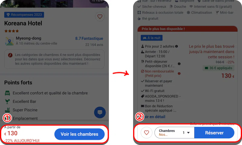 Comment utiliser un code promo Agoda lors d'une réservation