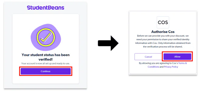 Comment obtenir la réduction étudiante COS