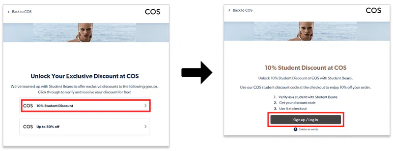 How to get a COS Student Discount How to get a COS Student Discount