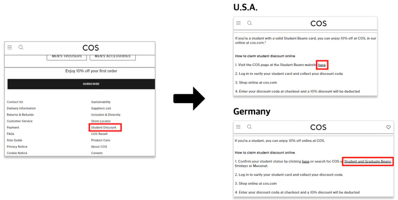 How to get a COS Student Discount How to get a COS Student Discount