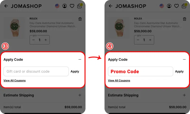 How to Redeem JomaShop Promo Code