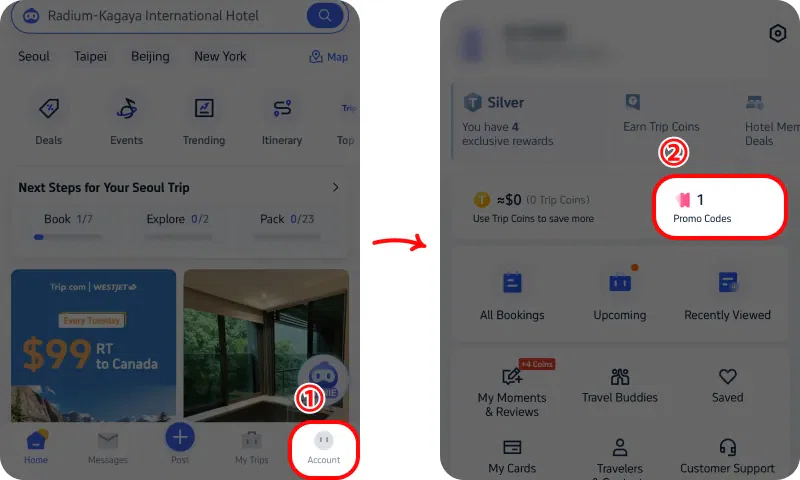 How to Redeem Trip.com Promo Code