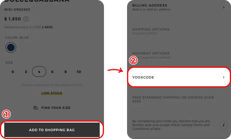 How to Redeem YOOX Promo Code